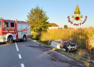 Saluggia - Un morto e tre feriti in un grave incidente sulla SP03